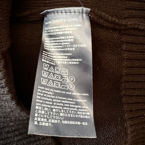 Tommy Hilfiger 3/4 Zip Woman’s Sweater - Picture 8 of 9